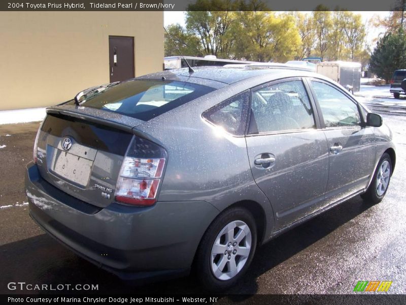 Tideland Pearl / Brown/Ivory 2004 Toyota Prius Hybrid