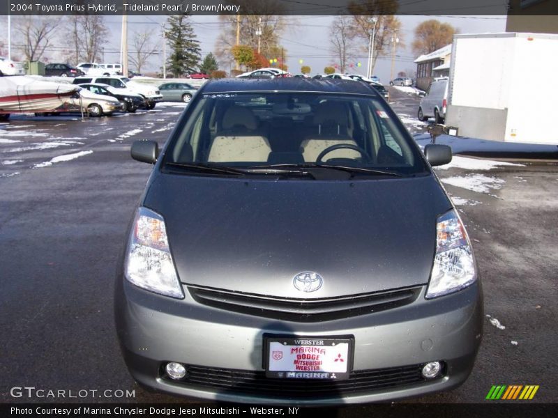 Tideland Pearl / Brown/Ivory 2004 Toyota Prius Hybrid