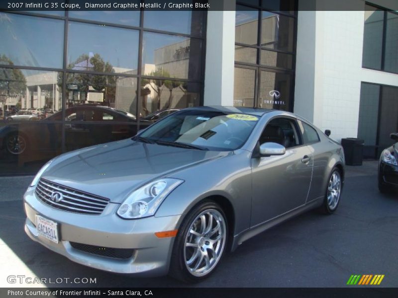 Diamond Graphite Metallic / Graphite Black 2007 Infiniti G 35 Coupe