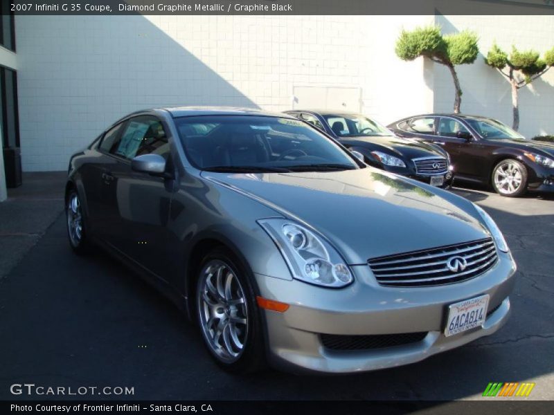 Diamond Graphite Metallic / Graphite Black 2007 Infiniti G 35 Coupe