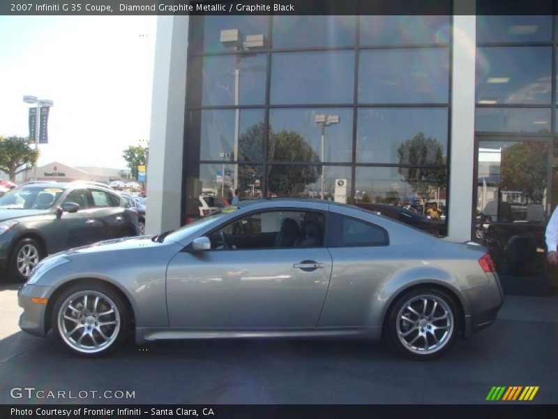 Diamond Graphite Metallic / Graphite Black 2007 Infiniti G 35 Coupe