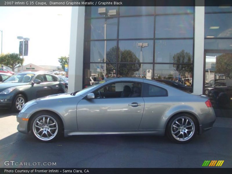 Diamond Graphite Metallic / Graphite Black 2007 Infiniti G 35 Coupe