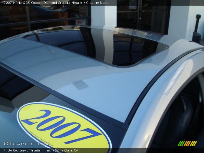 Diamond Graphite Metallic / Graphite Black 2007 Infiniti G 35 Coupe