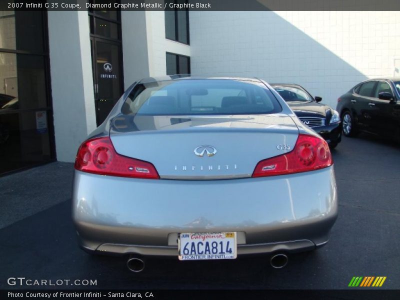 Diamond Graphite Metallic / Graphite Black 2007 Infiniti G 35 Coupe