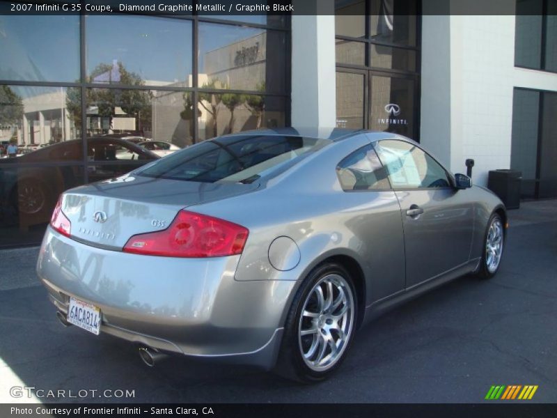 Diamond Graphite Metallic / Graphite Black 2007 Infiniti G 35 Coupe