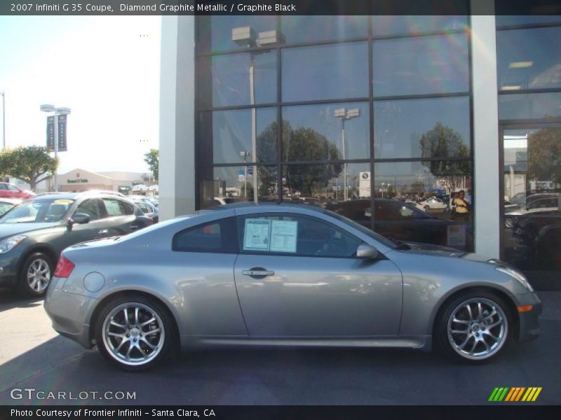 Diamond Graphite Metallic / Graphite Black 2007 Infiniti G 35 Coupe