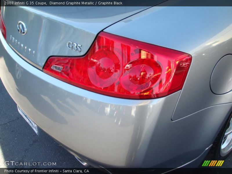 Diamond Graphite Metallic / Graphite Black 2007 Infiniti G 35 Coupe