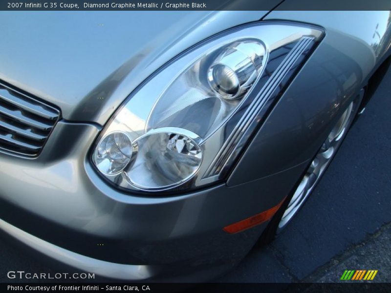 Diamond Graphite Metallic / Graphite Black 2007 Infiniti G 35 Coupe