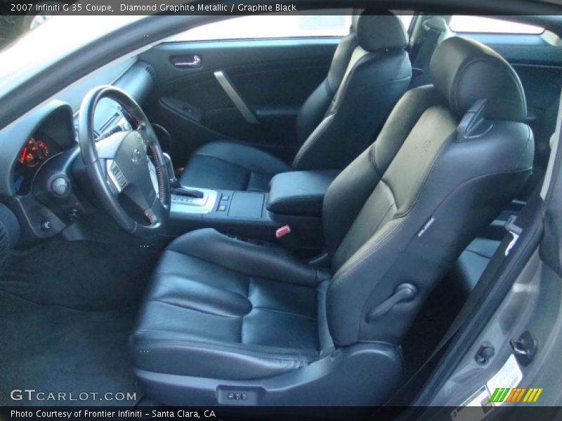 Diamond Graphite Metallic / Graphite Black 2007 Infiniti G 35 Coupe