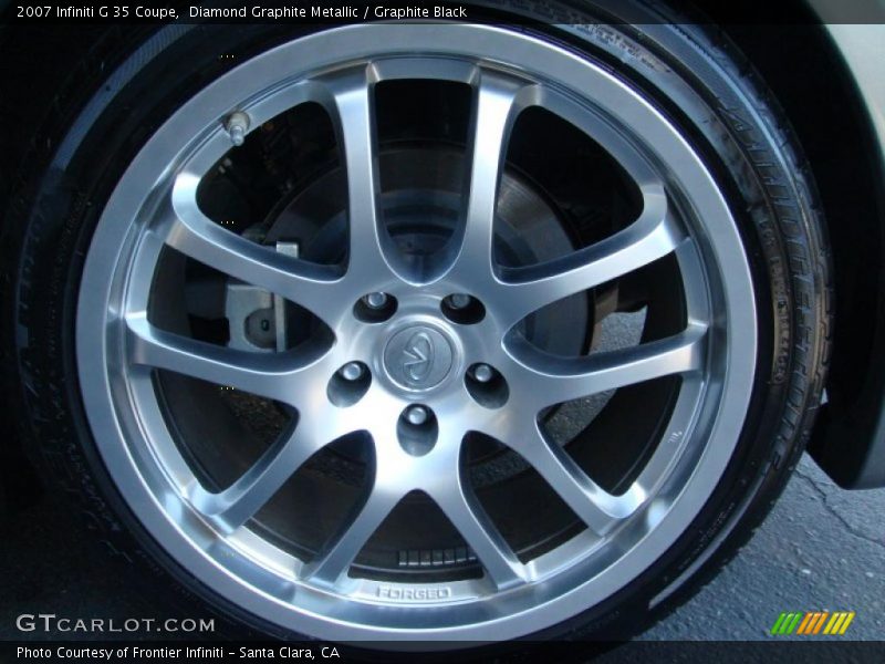 Diamond Graphite Metallic / Graphite Black 2007 Infiniti G 35 Coupe
