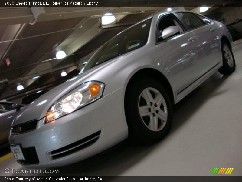 Silver Ice Metallic / Ebony 2010 Chevrolet Impala LS