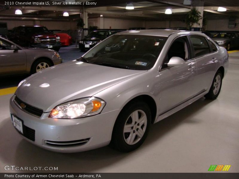 Silver Ice Metallic / Ebony 2010 Chevrolet Impala LS