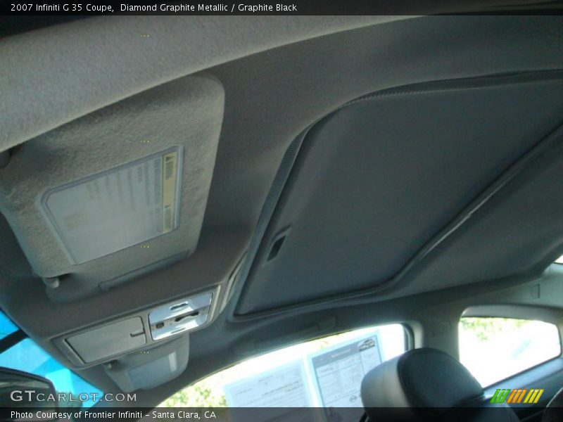 Diamond Graphite Metallic / Graphite Black 2007 Infiniti G 35 Coupe