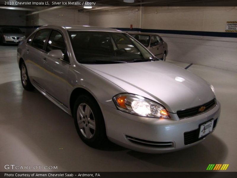 Silver Ice Metallic / Ebony 2010 Chevrolet Impala LS