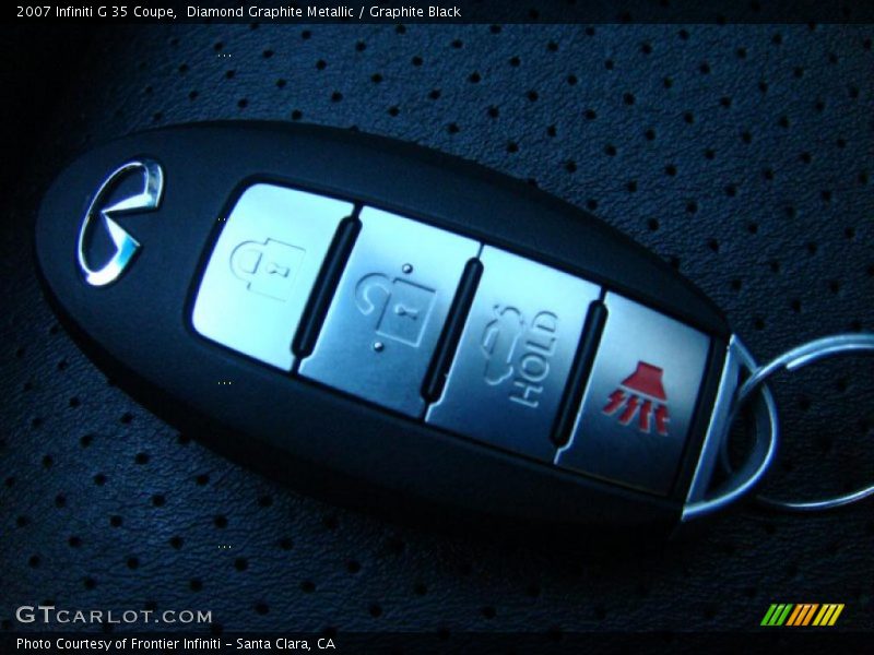 Diamond Graphite Metallic / Graphite Black 2007 Infiniti G 35 Coupe