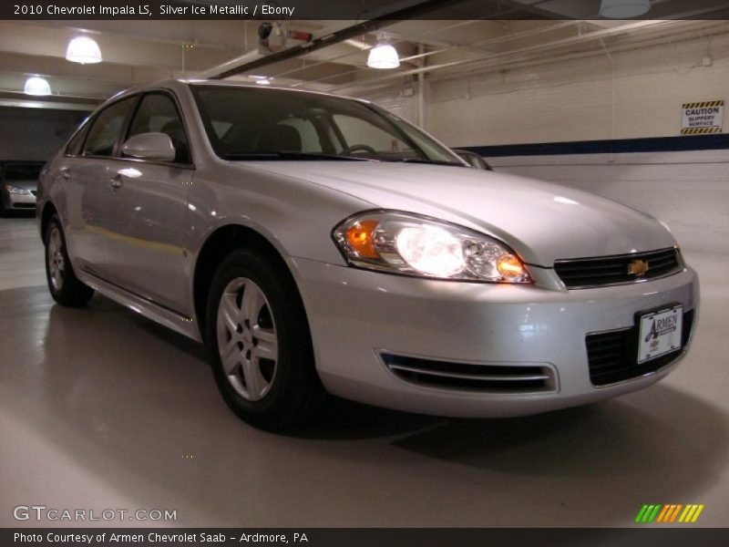 Silver Ice Metallic / Ebony 2010 Chevrolet Impala LS