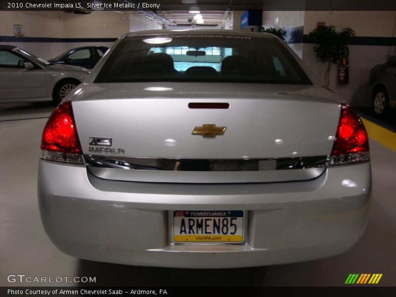Silver Ice Metallic / Ebony 2010 Chevrolet Impala LS