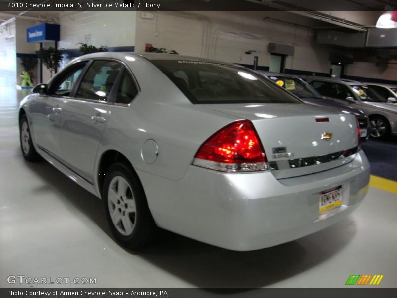 Silver Ice Metallic / Ebony 2010 Chevrolet Impala LS
