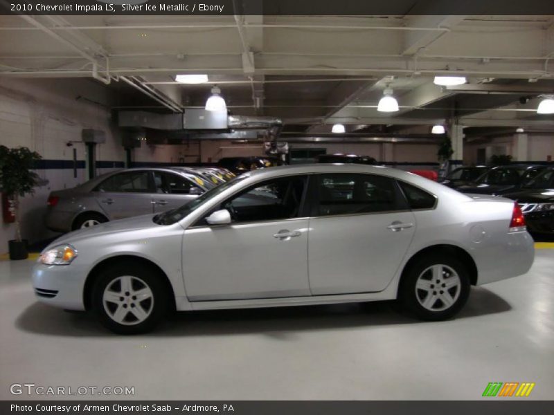 Silver Ice Metallic / Ebony 2010 Chevrolet Impala LS