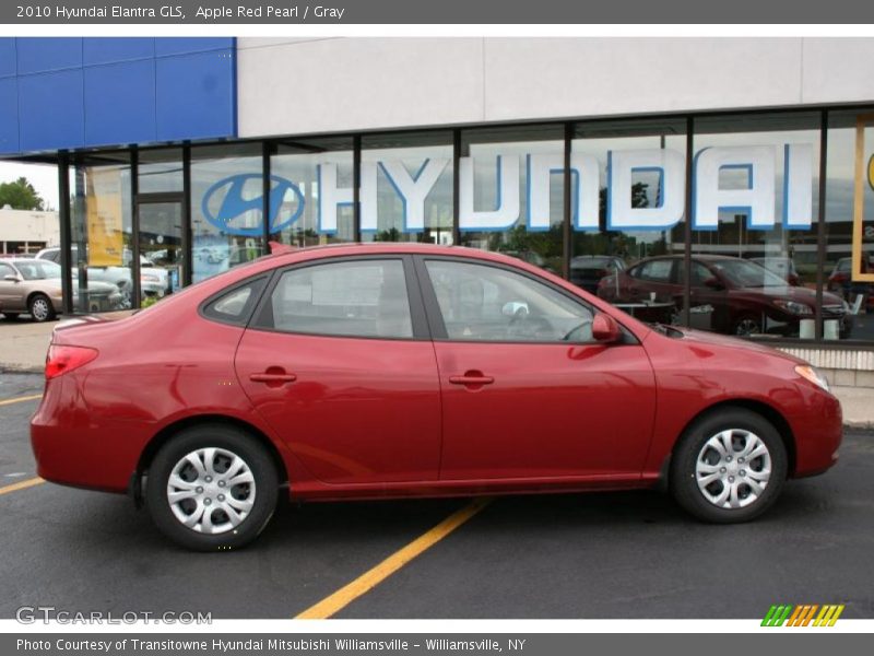 Apple Red Pearl / Gray 2010 Hyundai Elantra GLS