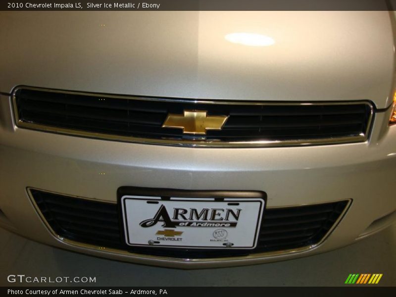 Silver Ice Metallic / Ebony 2010 Chevrolet Impala LS