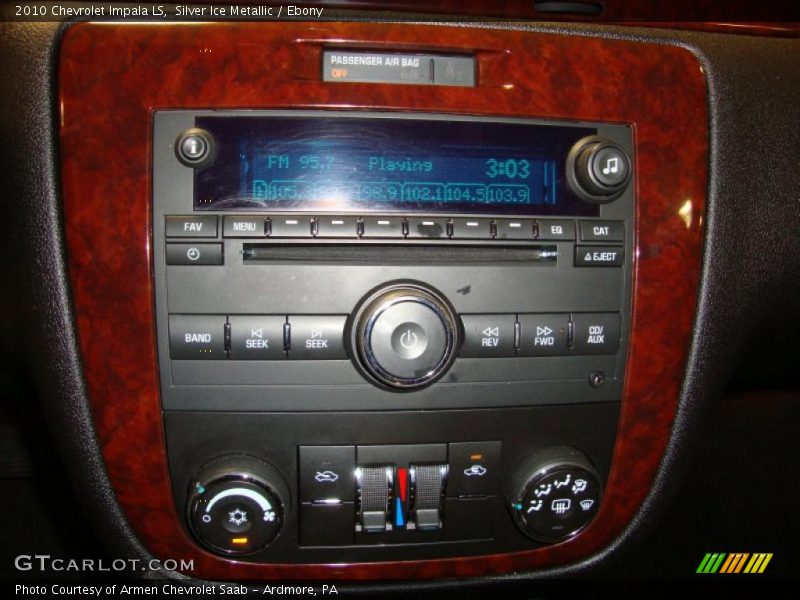 Silver Ice Metallic / Ebony 2010 Chevrolet Impala LS