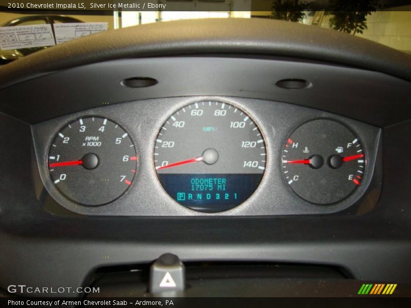 Silver Ice Metallic / Ebony 2010 Chevrolet Impala LS