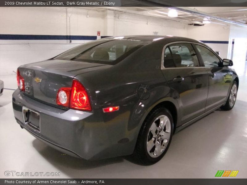 Dark Gray Metallic / Ebony 2009 Chevrolet Malibu LT Sedan