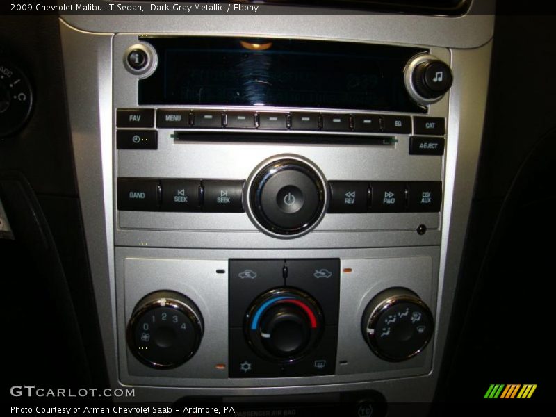 Dark Gray Metallic / Ebony 2009 Chevrolet Malibu LT Sedan