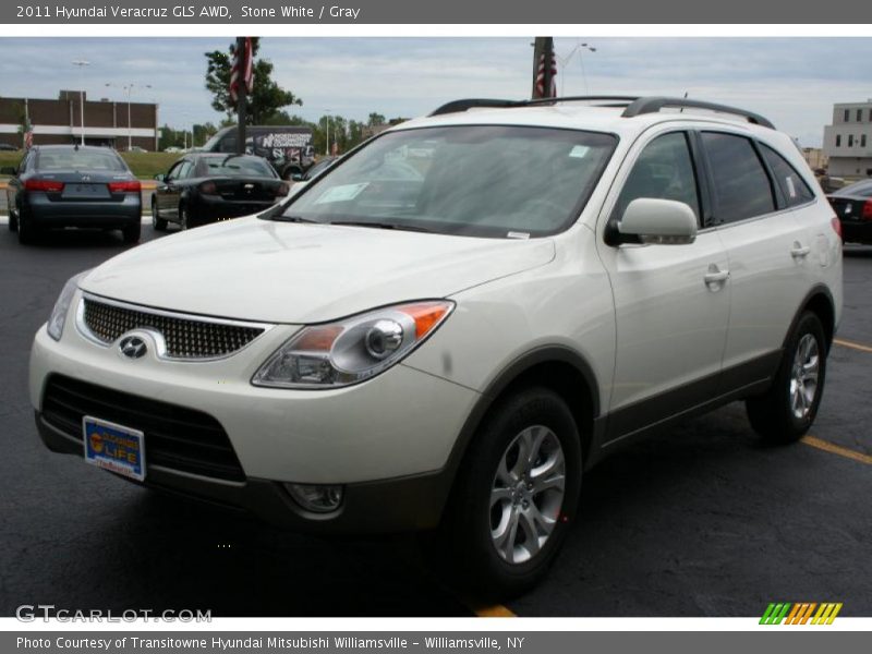 Stone White / Gray 2011 Hyundai Veracruz GLS AWD