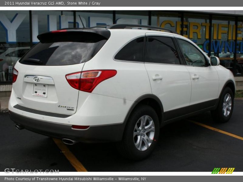 Stone White / Gray 2011 Hyundai Veracruz GLS AWD