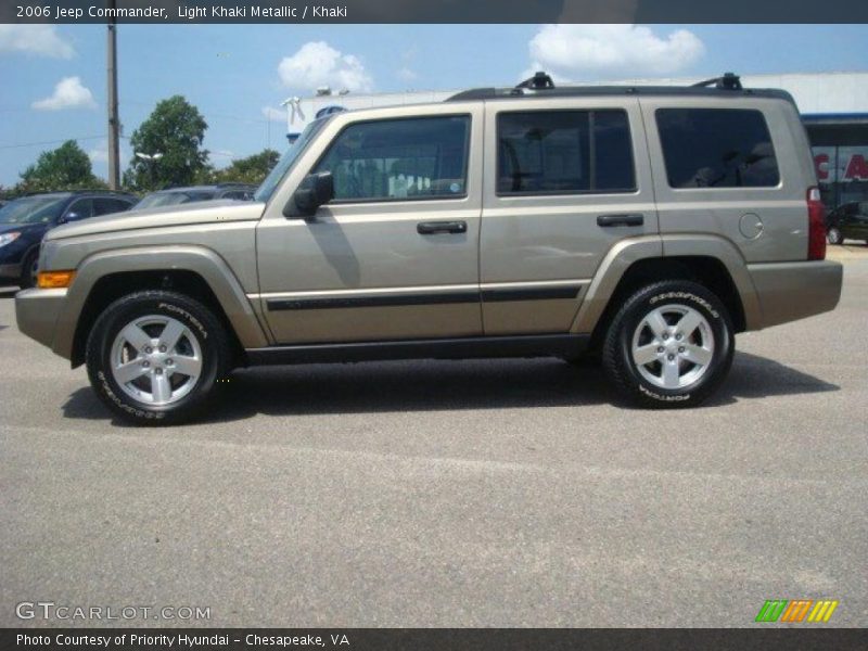 Light Khaki Metallic / Khaki 2006 Jeep Commander