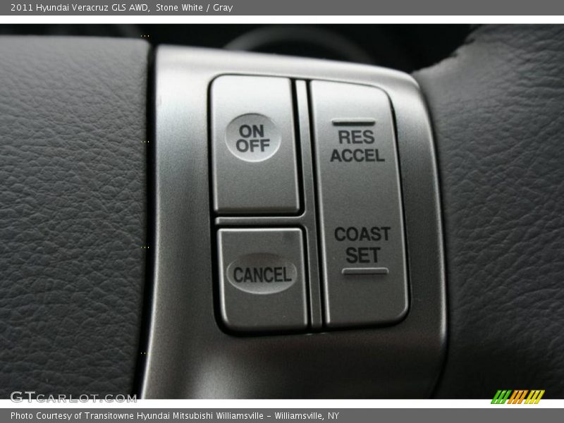 Stone White / Gray 2011 Hyundai Veracruz GLS AWD
