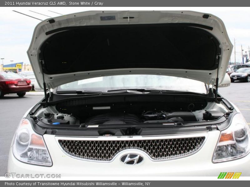 Stone White / Gray 2011 Hyundai Veracruz GLS AWD