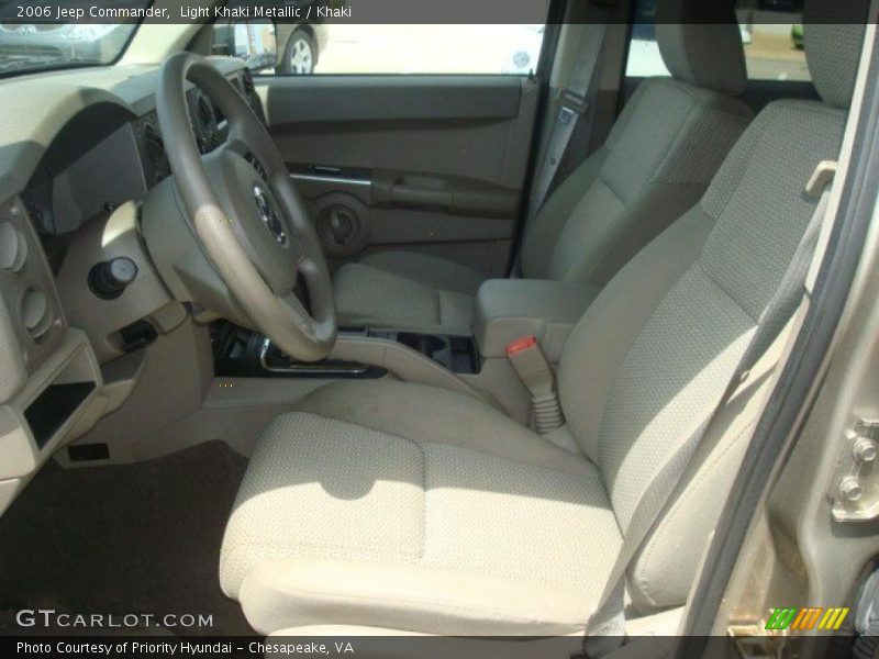 Light Khaki Metallic / Khaki 2006 Jeep Commander
