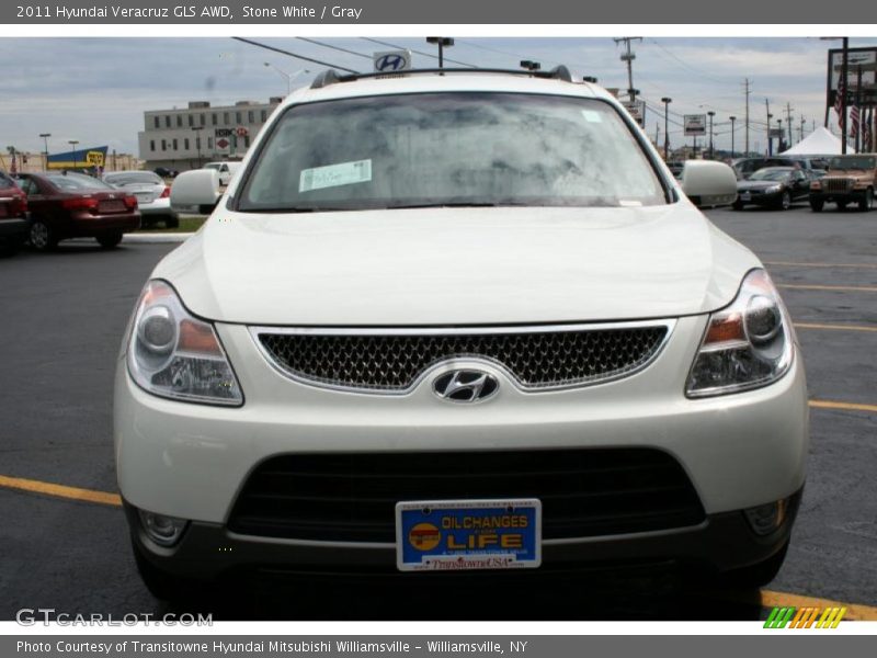 Stone White / Gray 2011 Hyundai Veracruz GLS AWD