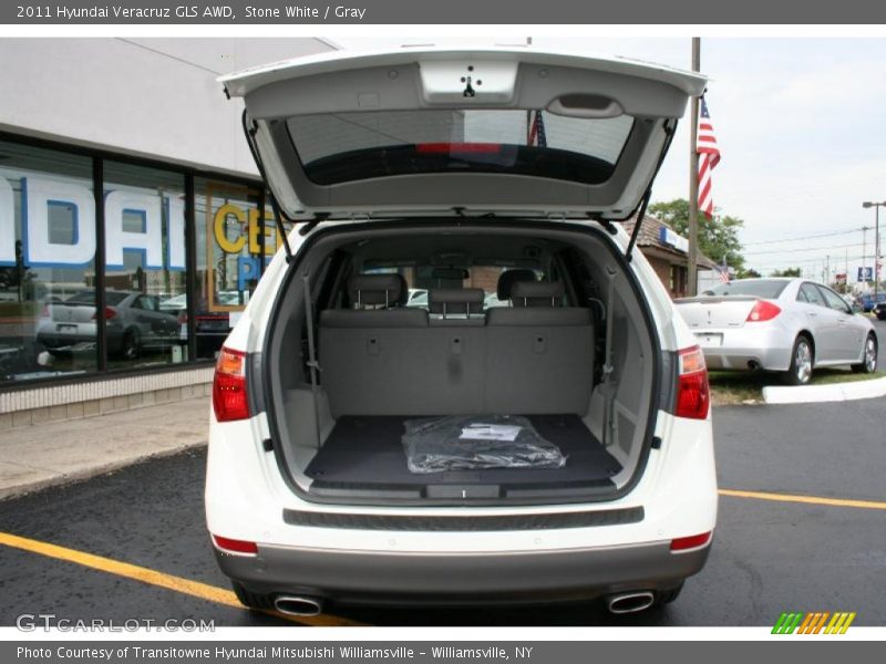 Stone White / Gray 2011 Hyundai Veracruz GLS AWD