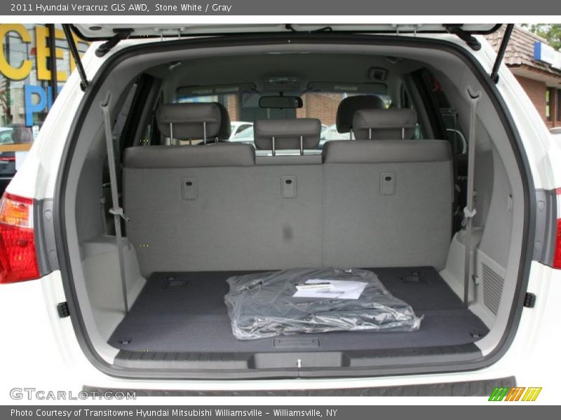 Stone White / Gray 2011 Hyundai Veracruz GLS AWD