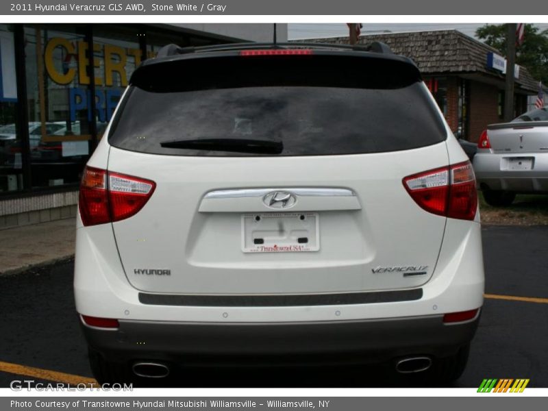 Stone White / Gray 2011 Hyundai Veracruz GLS AWD