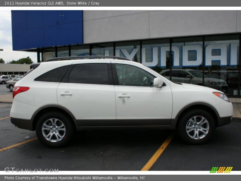 Stone White / Gray 2011 Hyundai Veracruz GLS AWD