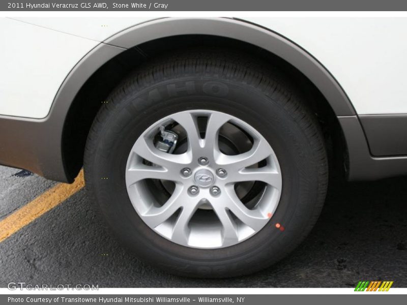 Stone White / Gray 2011 Hyundai Veracruz GLS AWD