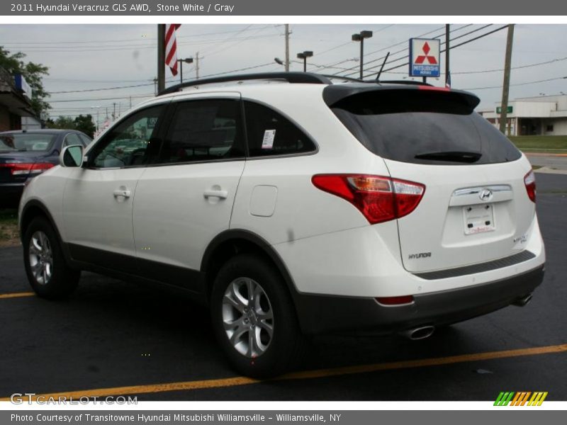 Stone White / Gray 2011 Hyundai Veracruz GLS AWD