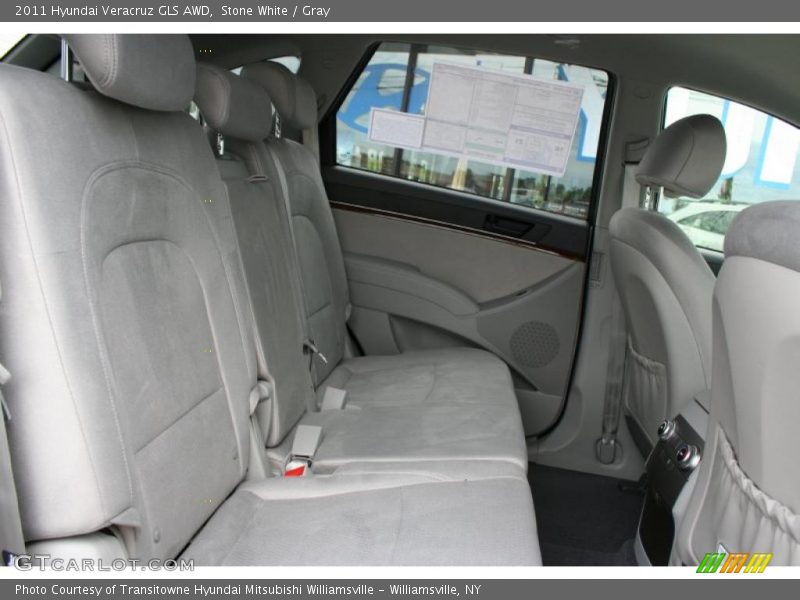 Stone White / Gray 2011 Hyundai Veracruz GLS AWD