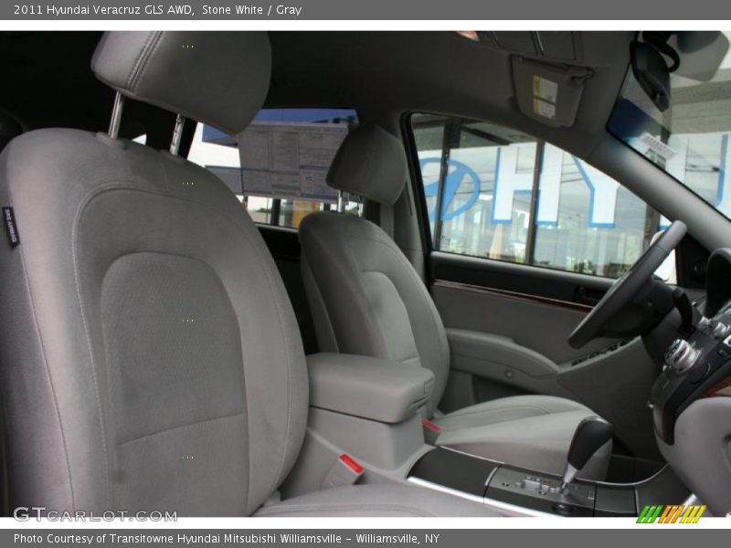 Stone White / Gray 2011 Hyundai Veracruz GLS AWD