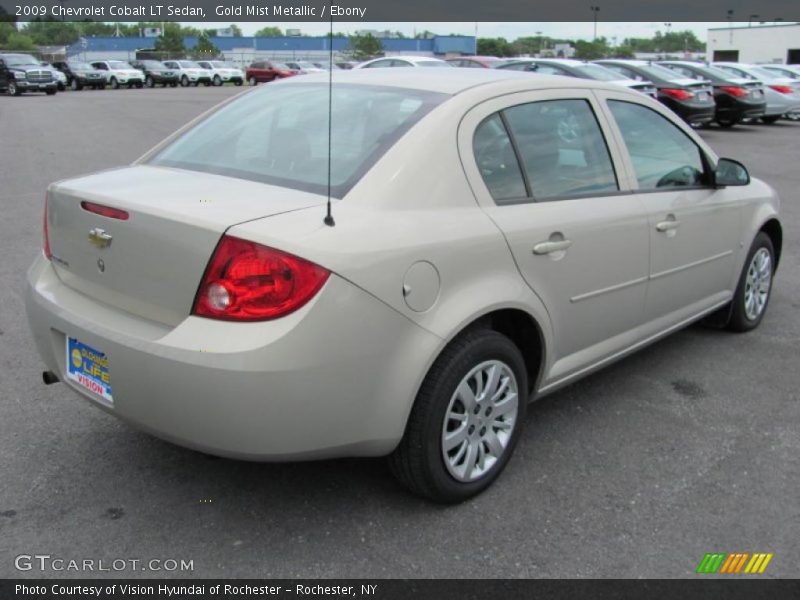Gold Mist Metallic / Ebony 2009 Chevrolet Cobalt LT Sedan
