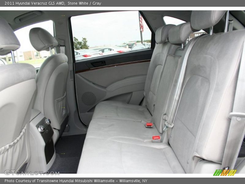 Stone White / Gray 2011 Hyundai Veracruz GLS AWD