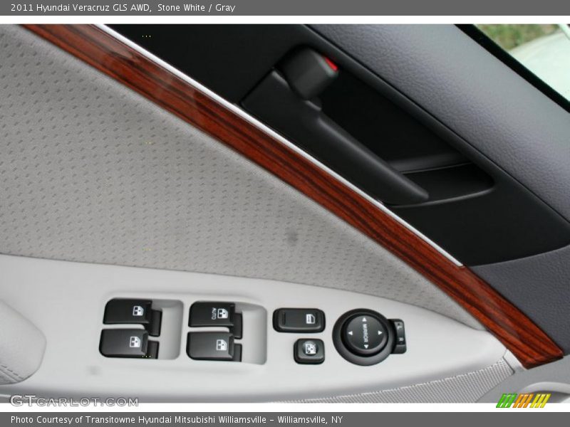 Stone White / Gray 2011 Hyundai Veracruz GLS AWD