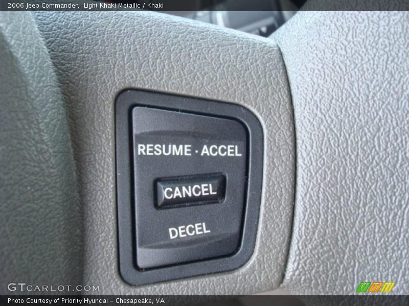 Light Khaki Metallic / Khaki 2006 Jeep Commander