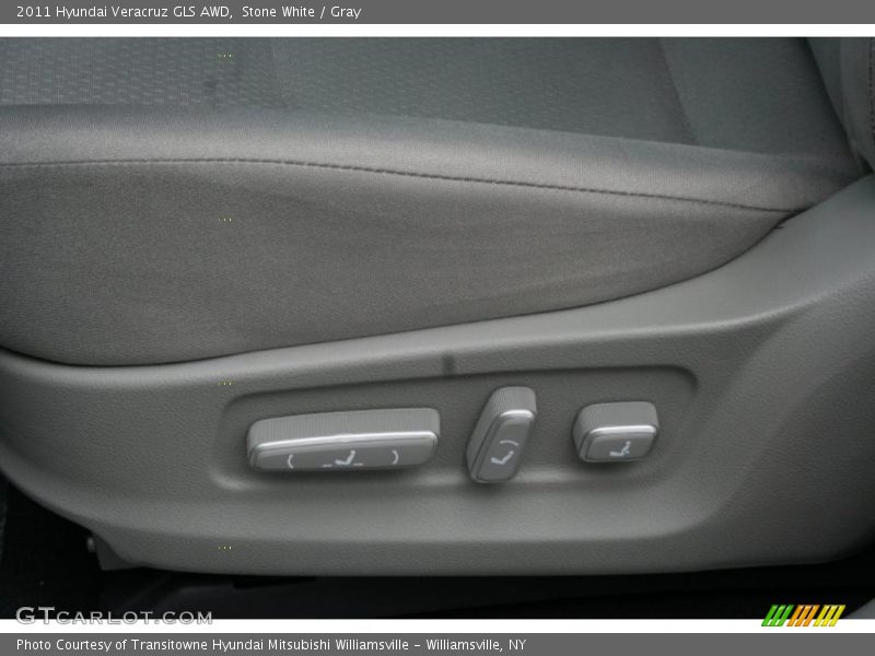 Stone White / Gray 2011 Hyundai Veracruz GLS AWD