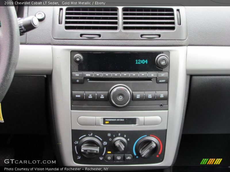 Gold Mist Metallic / Ebony 2009 Chevrolet Cobalt LT Sedan
